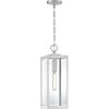 Quoizel Westover 1-Light Stainless Steel Outdoor Hanging Lantern WVR1907SS